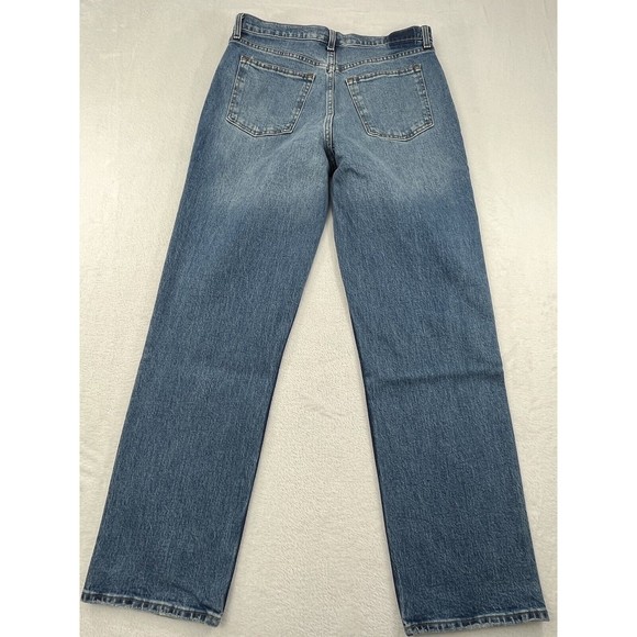 COPY - NWT Abercrombie & Fitch The 90s Straight Ultra High Rise 31, 12 R Distre… - Picture 3 of 13